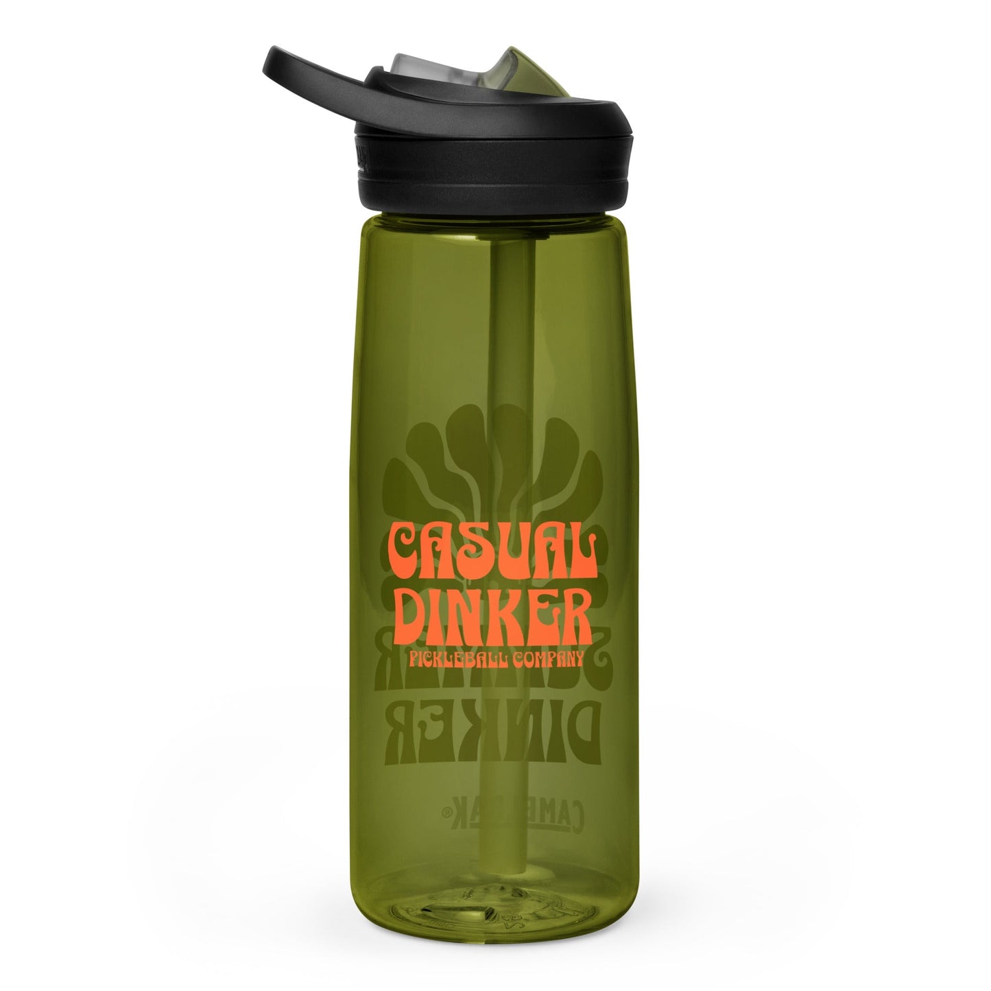 Casual Dinker- Summer Dinker Water Bottle, Olive
