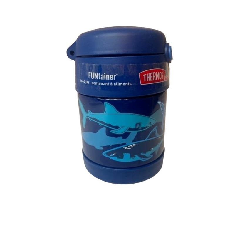 Thermos Funtainer 10 Oz. Vacuum Insulated Kids Food Jar With Spoon - Shark
