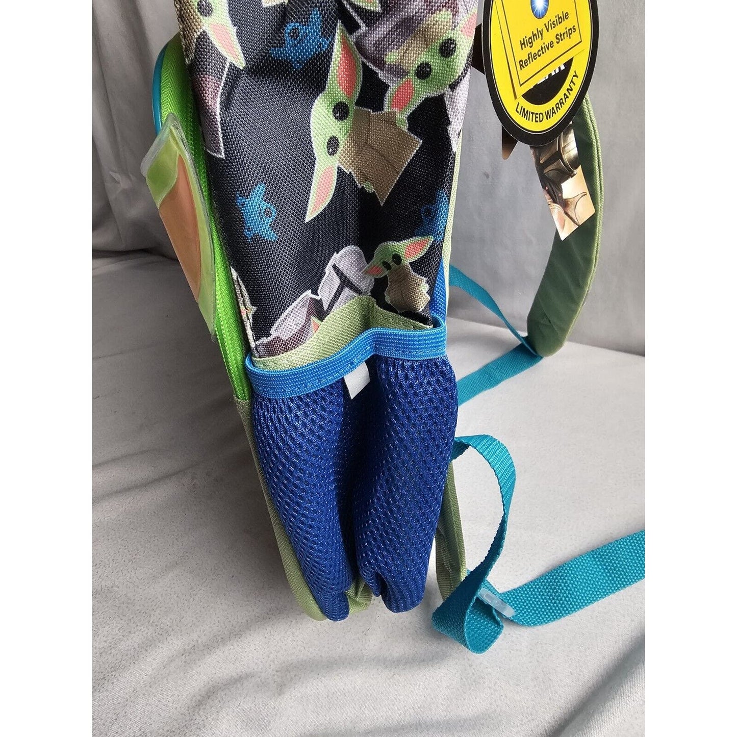 NWT Disney Star Wars Mandalorian Baby Yoda Grogu Kids Wait for Me 16" Backpack