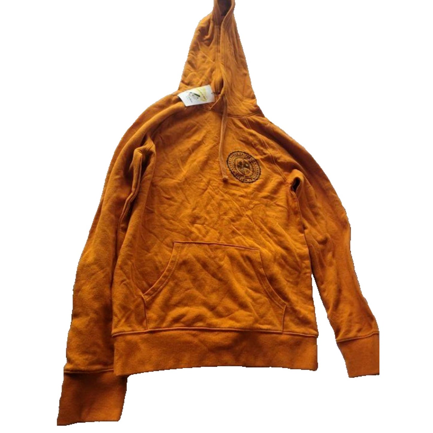 Goodfellow & Co. Mens Pullover Hoodie "Earth University", Size S - Copper Ore