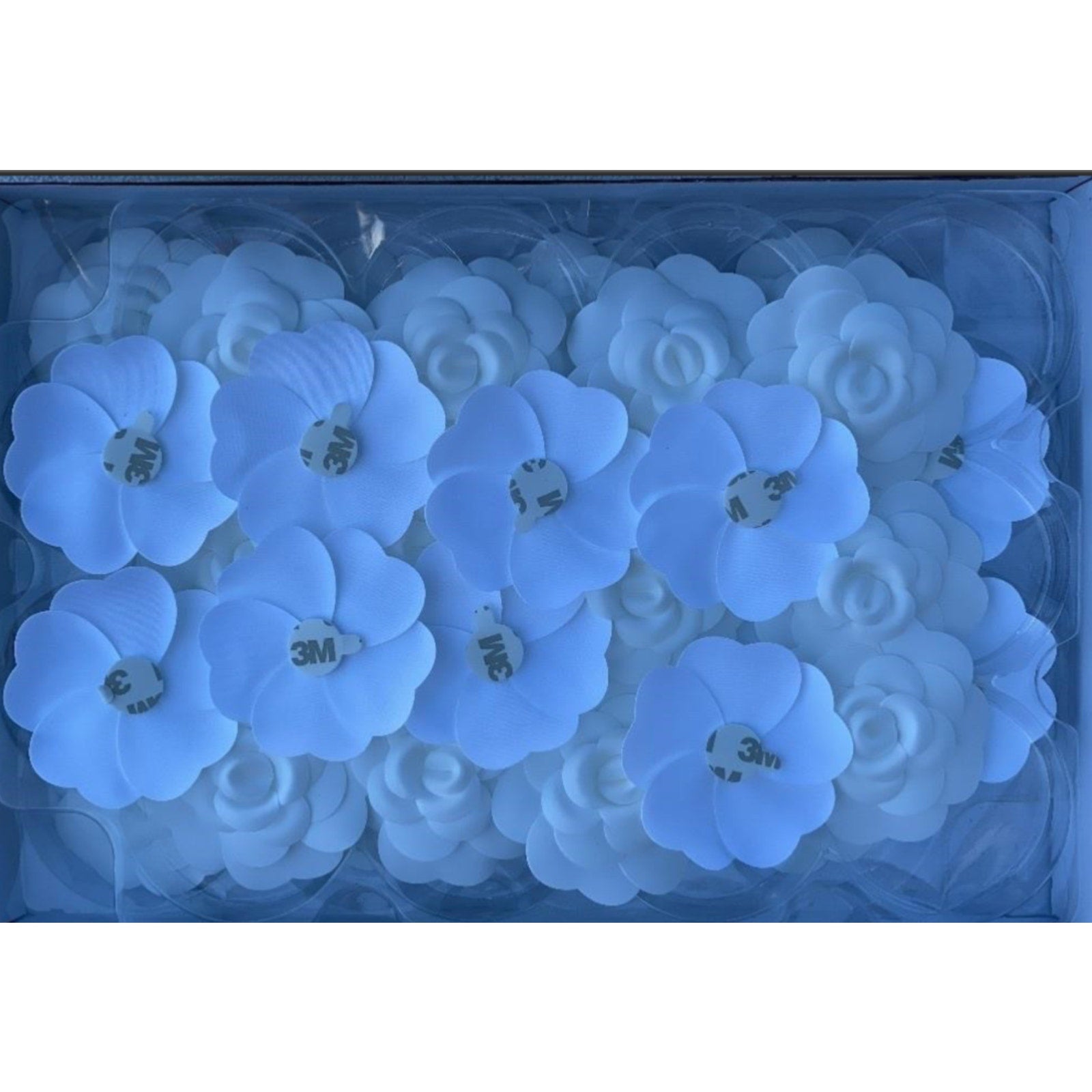 Off-White Camellias Stickers Elegant Floral Designs