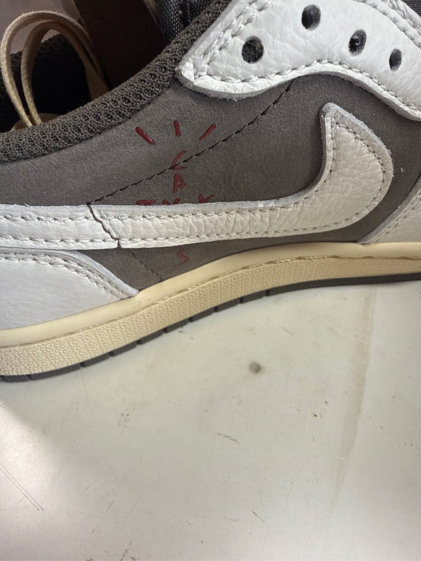 Jordan Preschool Air Jordan 1 Low OG SP PS DO5442 162 Travis Scott - Reverse Mocha - Size 12C