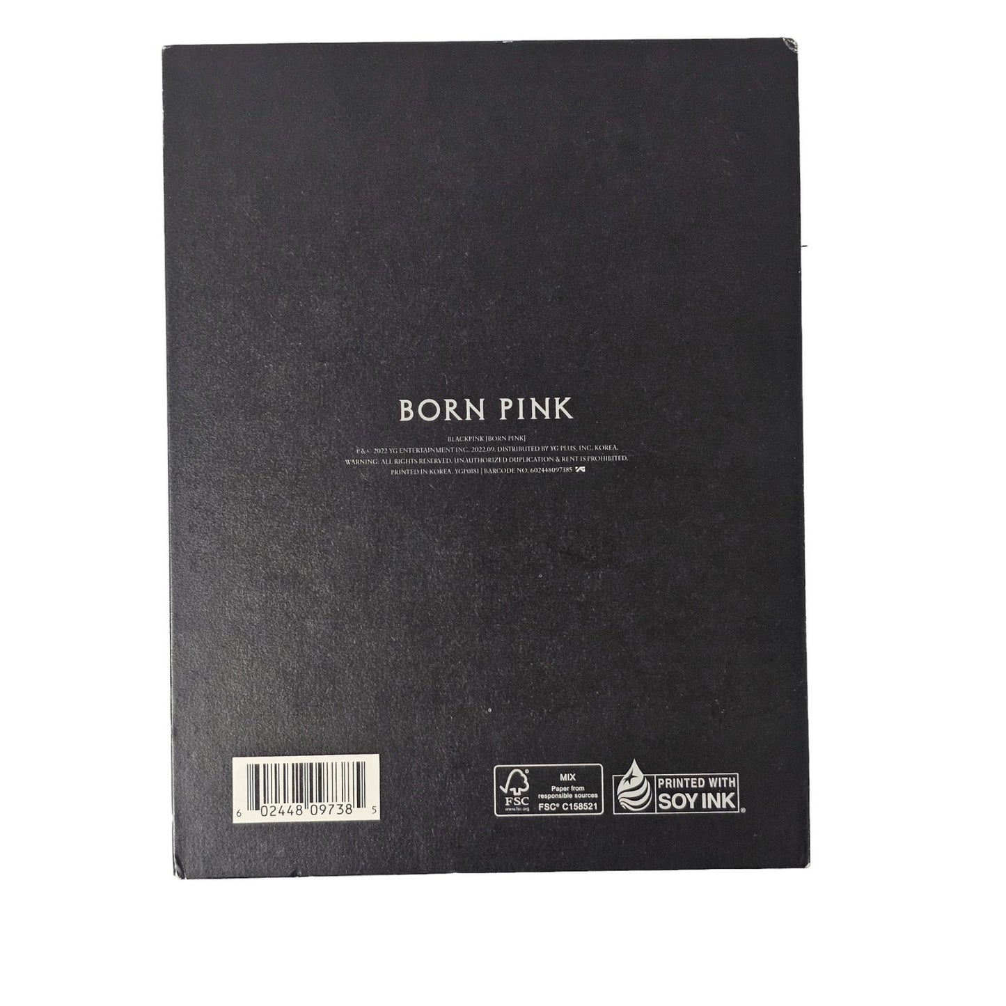 BORN PINK by BLACKPINK CD Boxset Version B / Black, Korean Pop K-Pop, Not Sealed