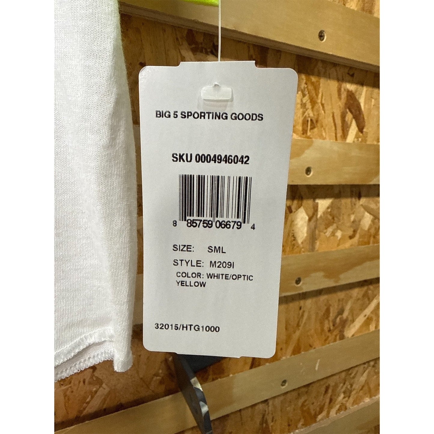 Soffe Adult Baseball & Softball Shirt, White/Optic - Small, S