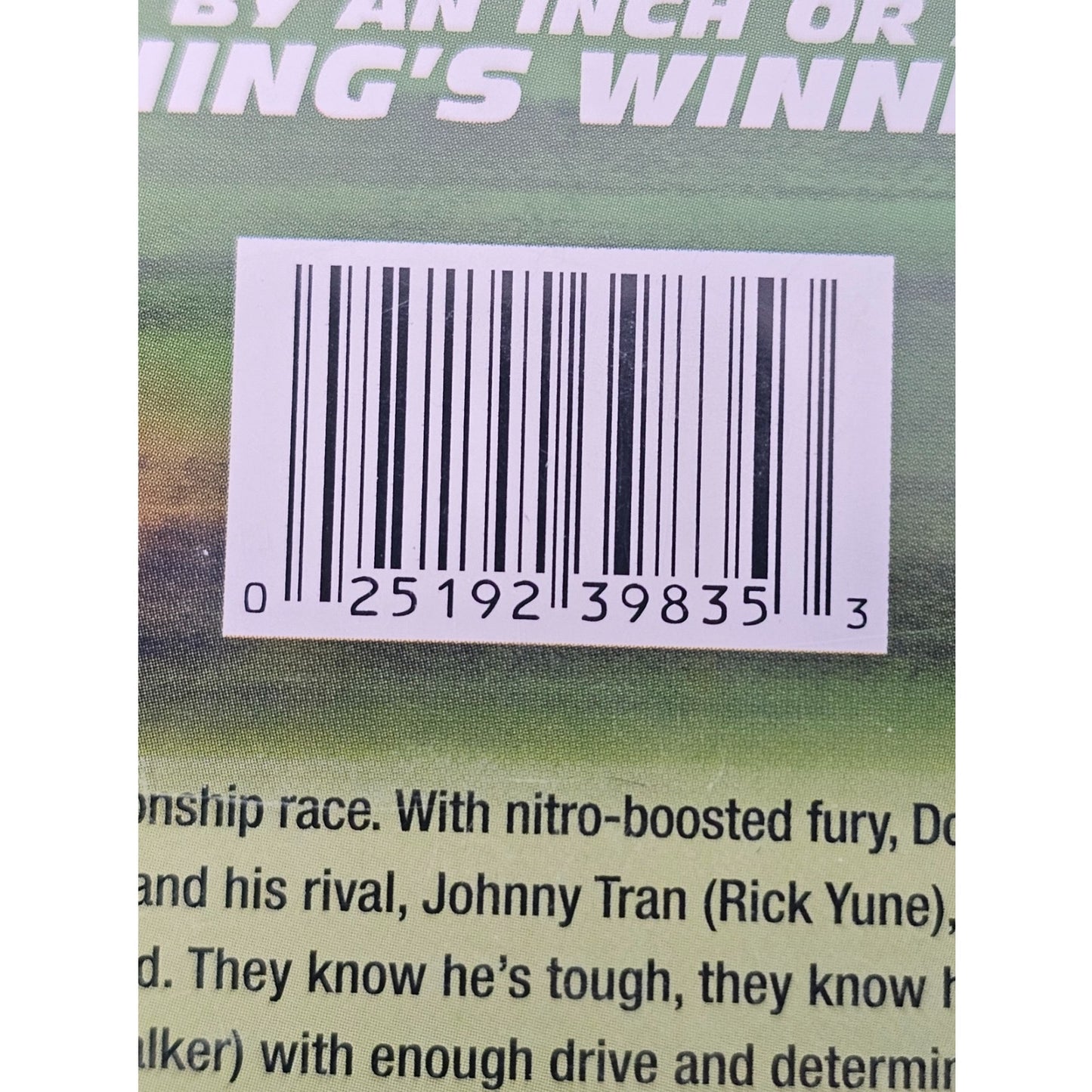 The Fast and the Furious DVD