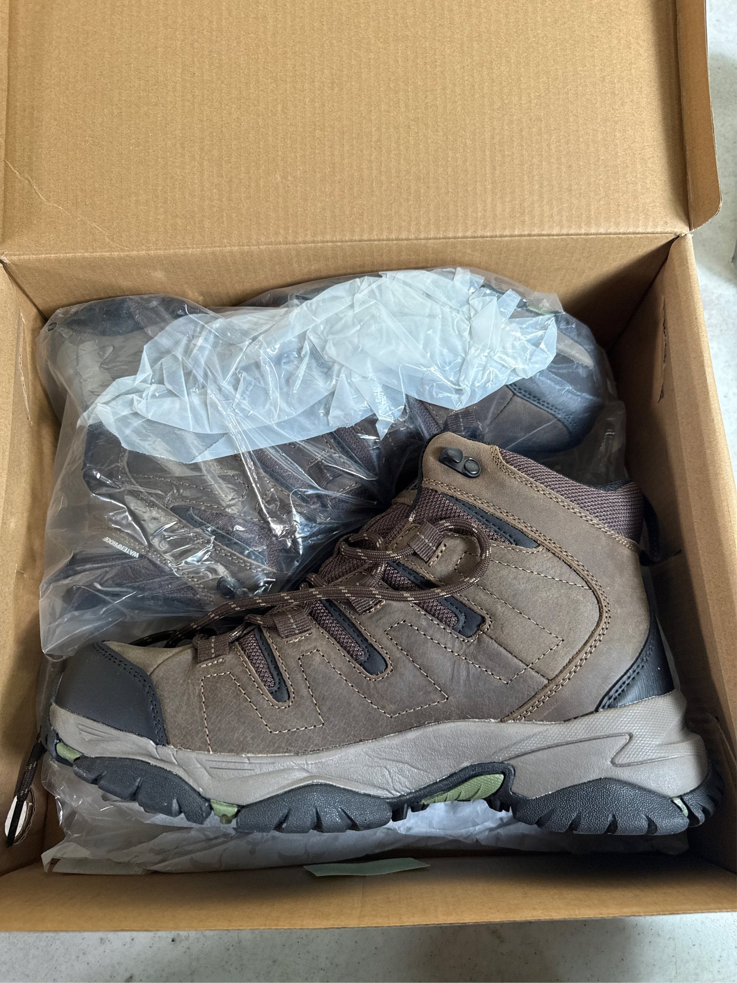 Eddie Bauer Charger Waterproof Men's Hiking Boots - Brown, Size 7.5