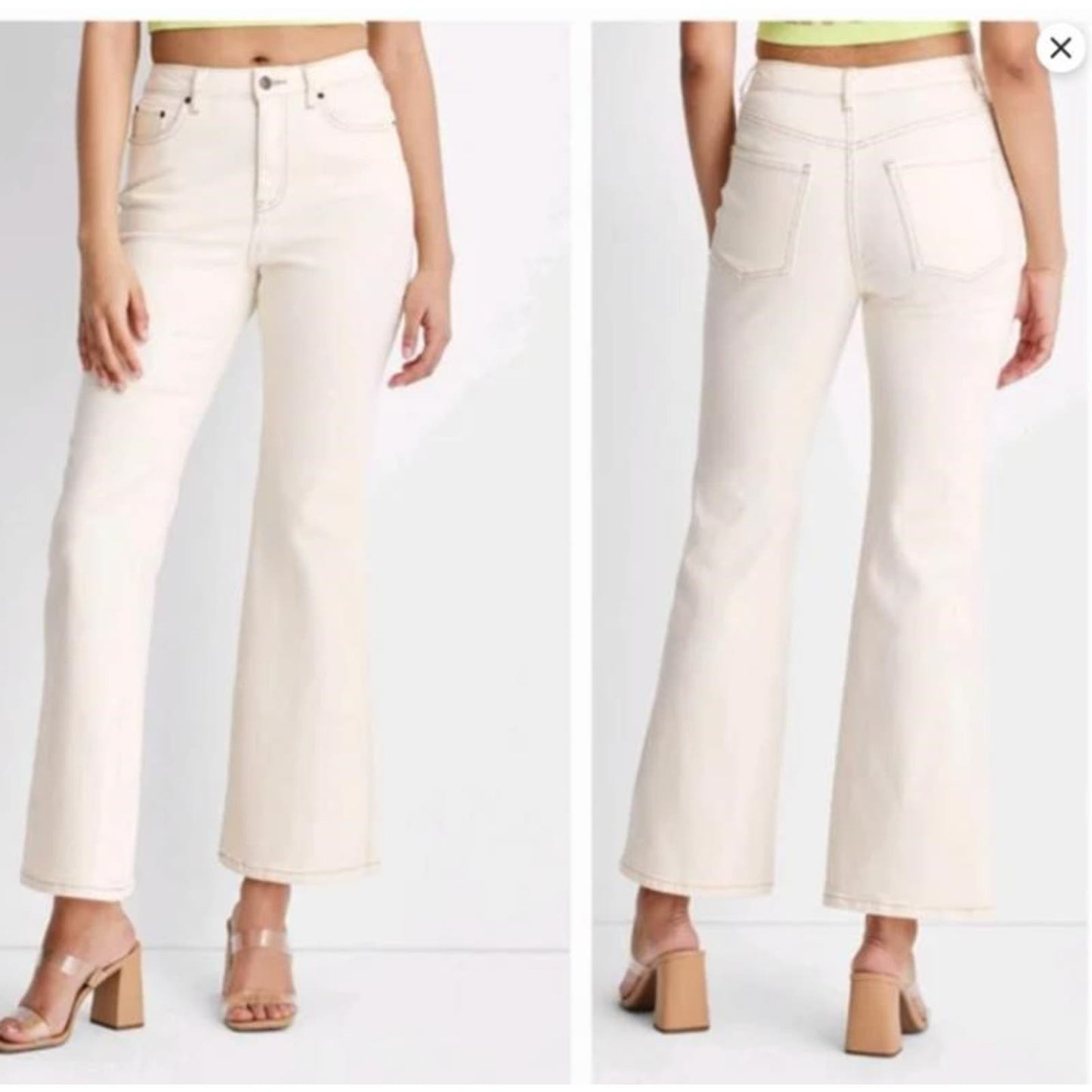 Gabriella Karefa- Johnson -Future Collective - High Rise Flare Jeans, Size 14