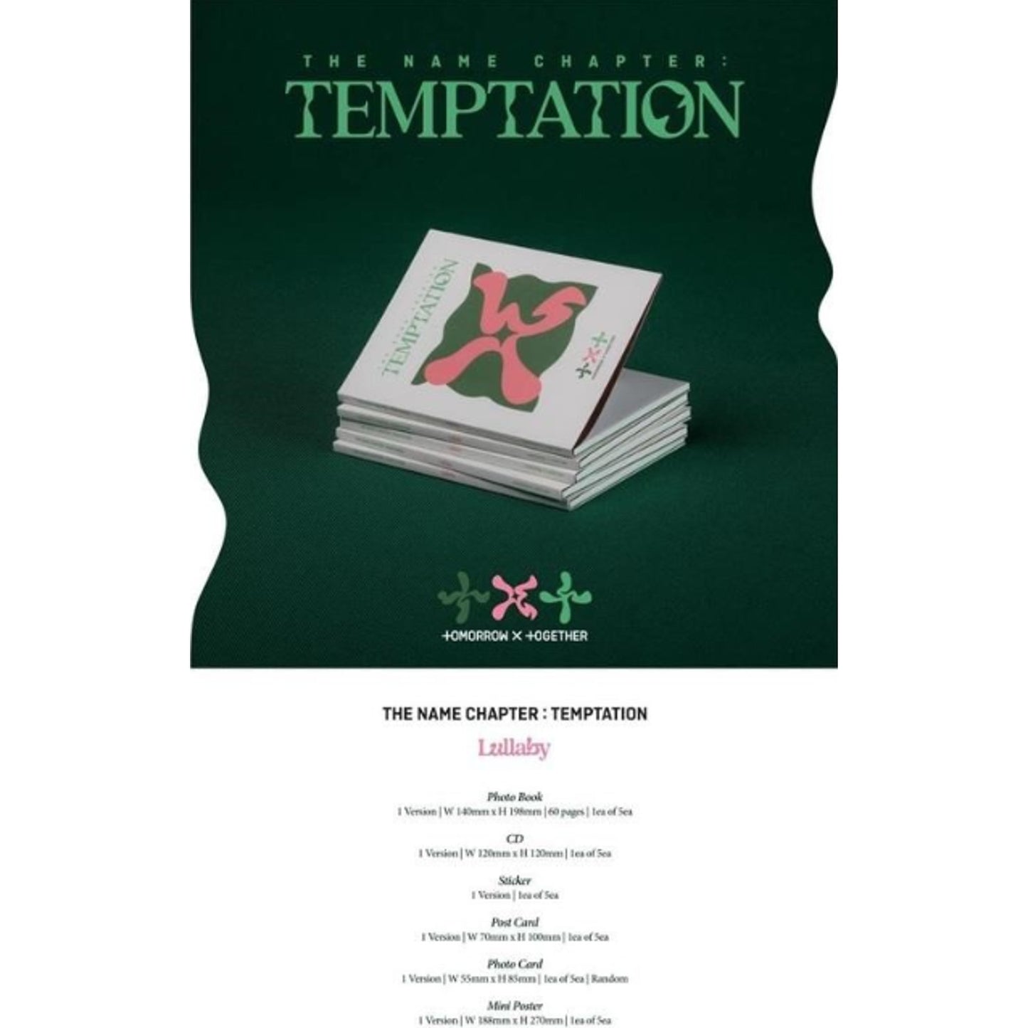 The Name Chapter: TEMPTATION Lullaby Version CD, Tomorrow X Together, Random