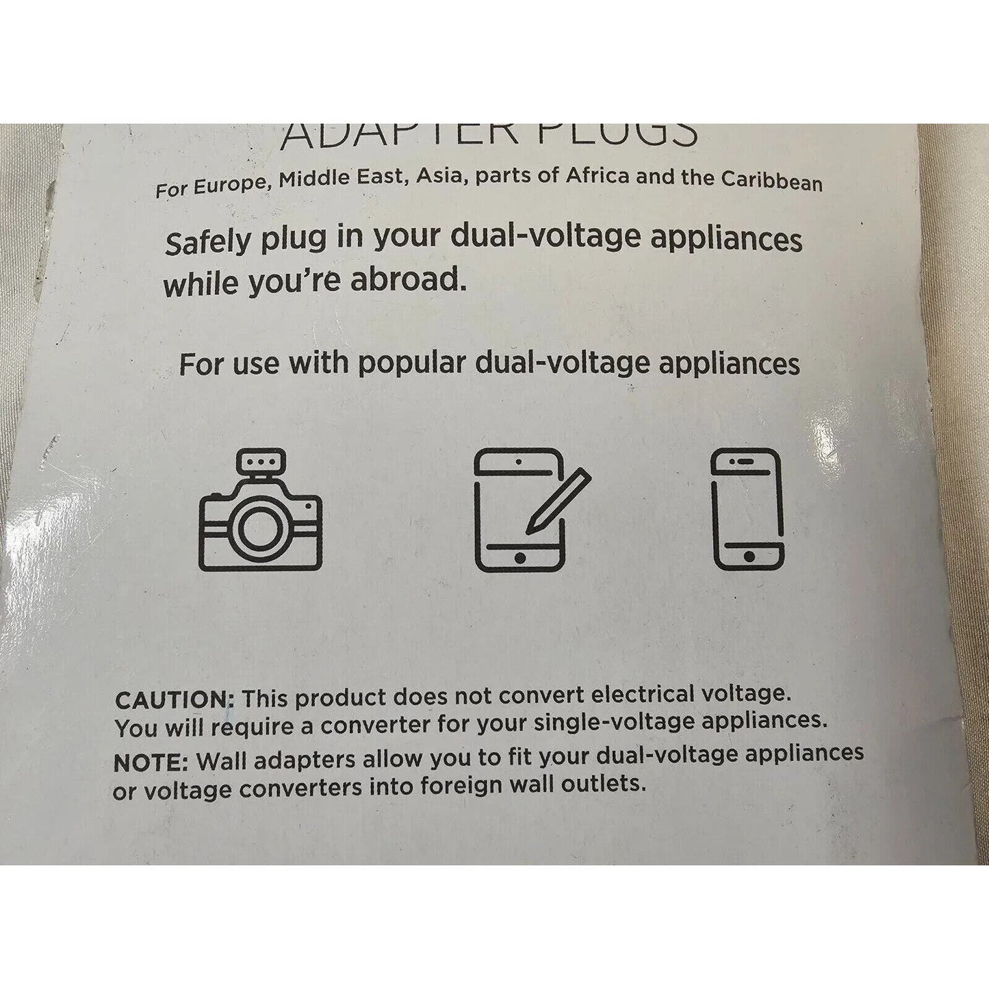 Travel Smart by Conair Adapter Plugs for Europe and Middle East