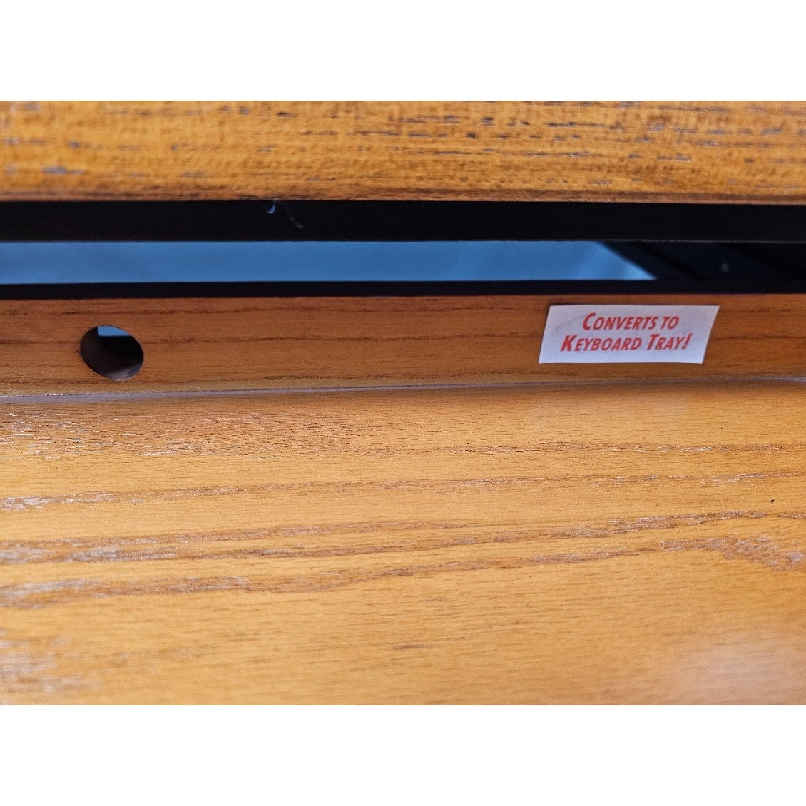 Hardwood Writing Table Desk with Storage Drawers