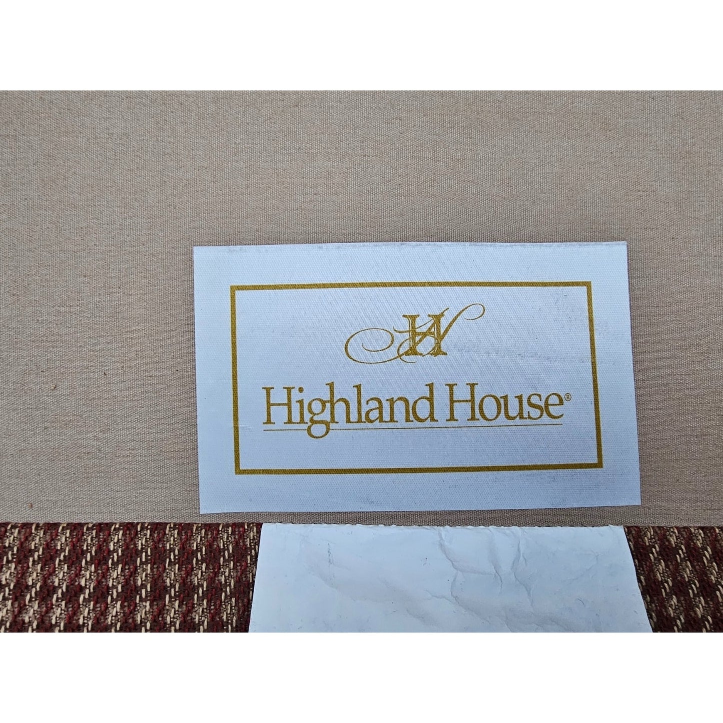 Higland House Large U Shaped Down Filled Sectional with Pillows and Stools