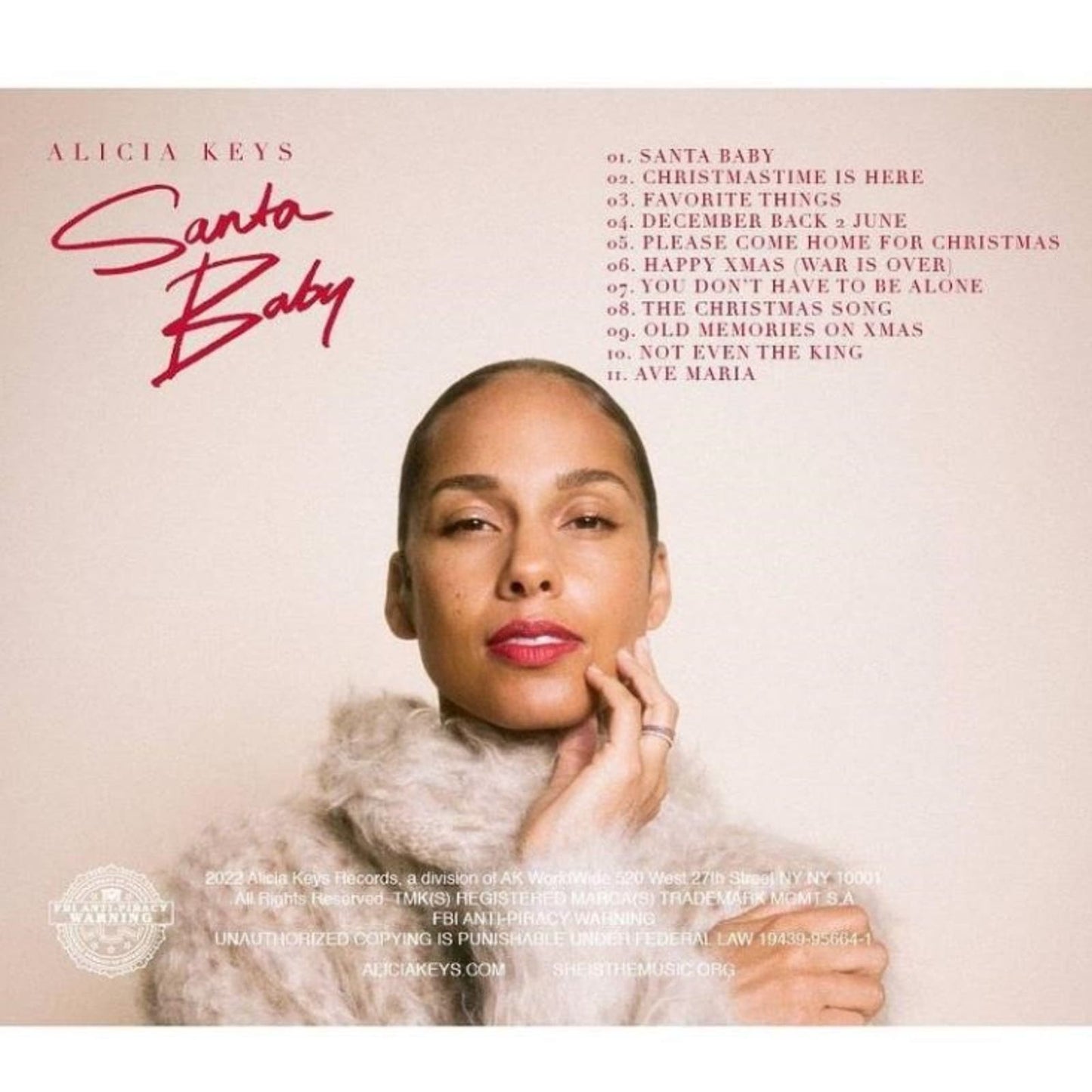 New: ALICIA KEYS - Santa Baby, CD Target Exclusive New/Sealed Cracked Case