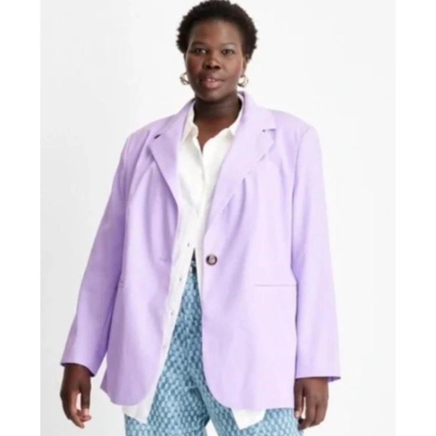 Gabriella Karefa - Johnson Suit Jacket, Purple, Womens L