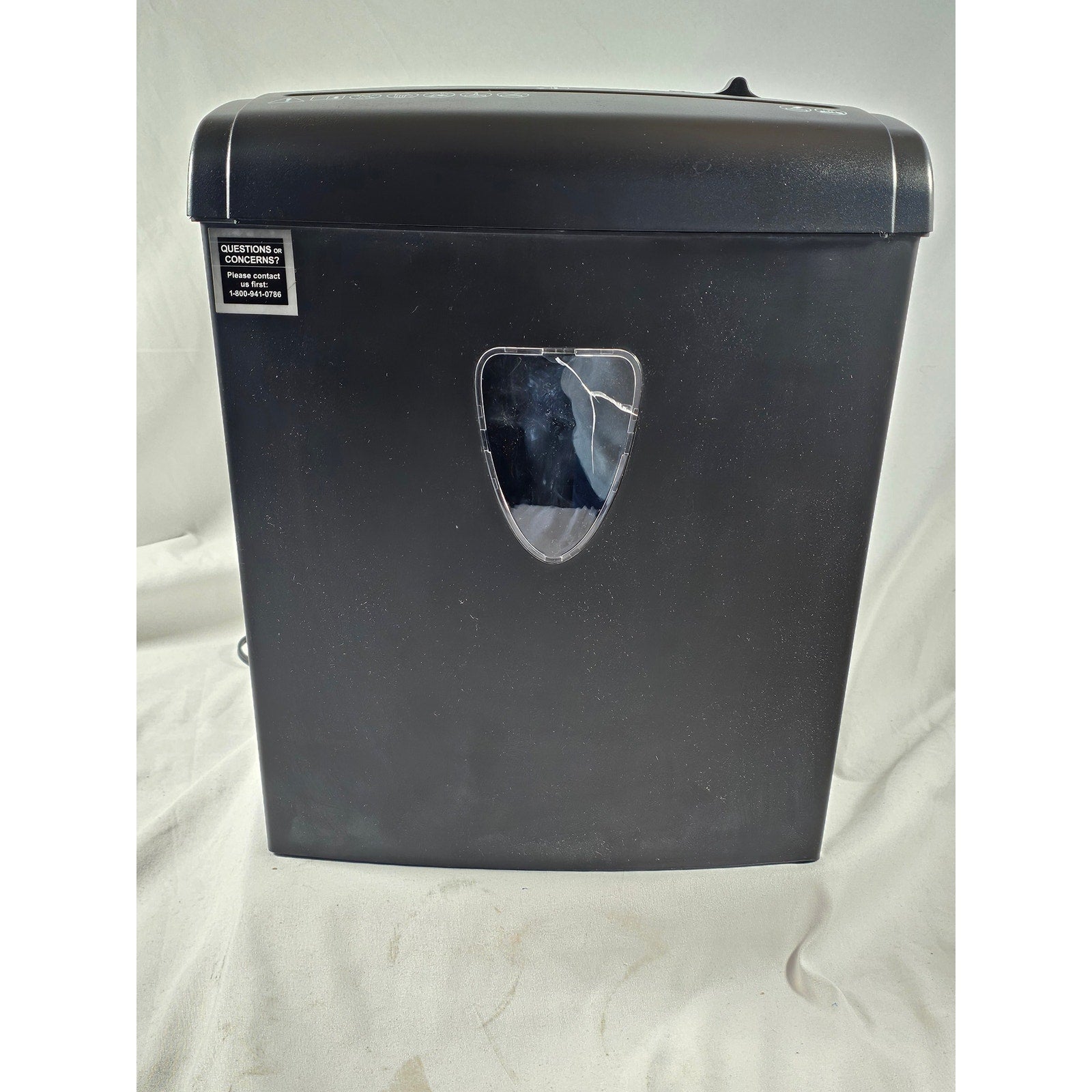 Fellowes Powershred H-8C 8-Sheet Cross-Cut Home and Deskside Paper Shredder with Safety Lock