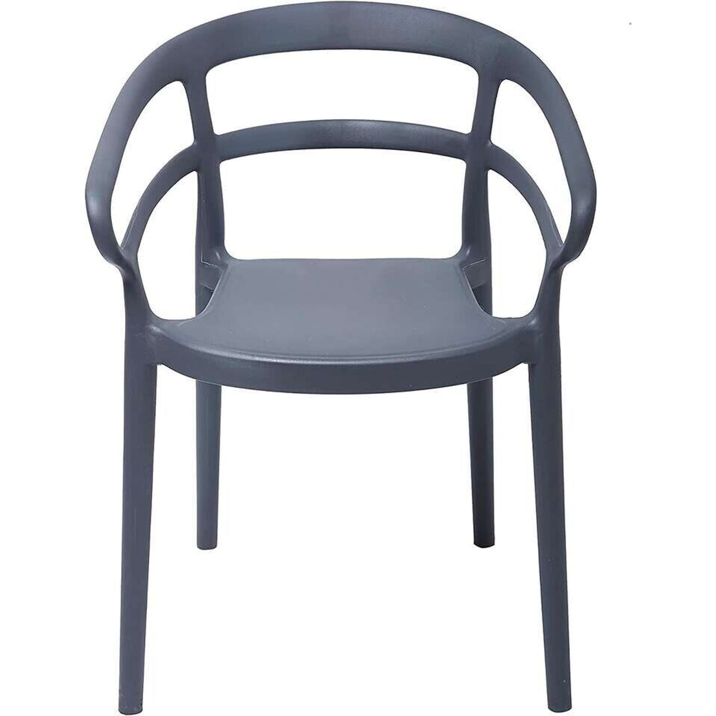 Amazon Basics Curved Back Grey Chairs 2 Pack | Stretch Your Dollar