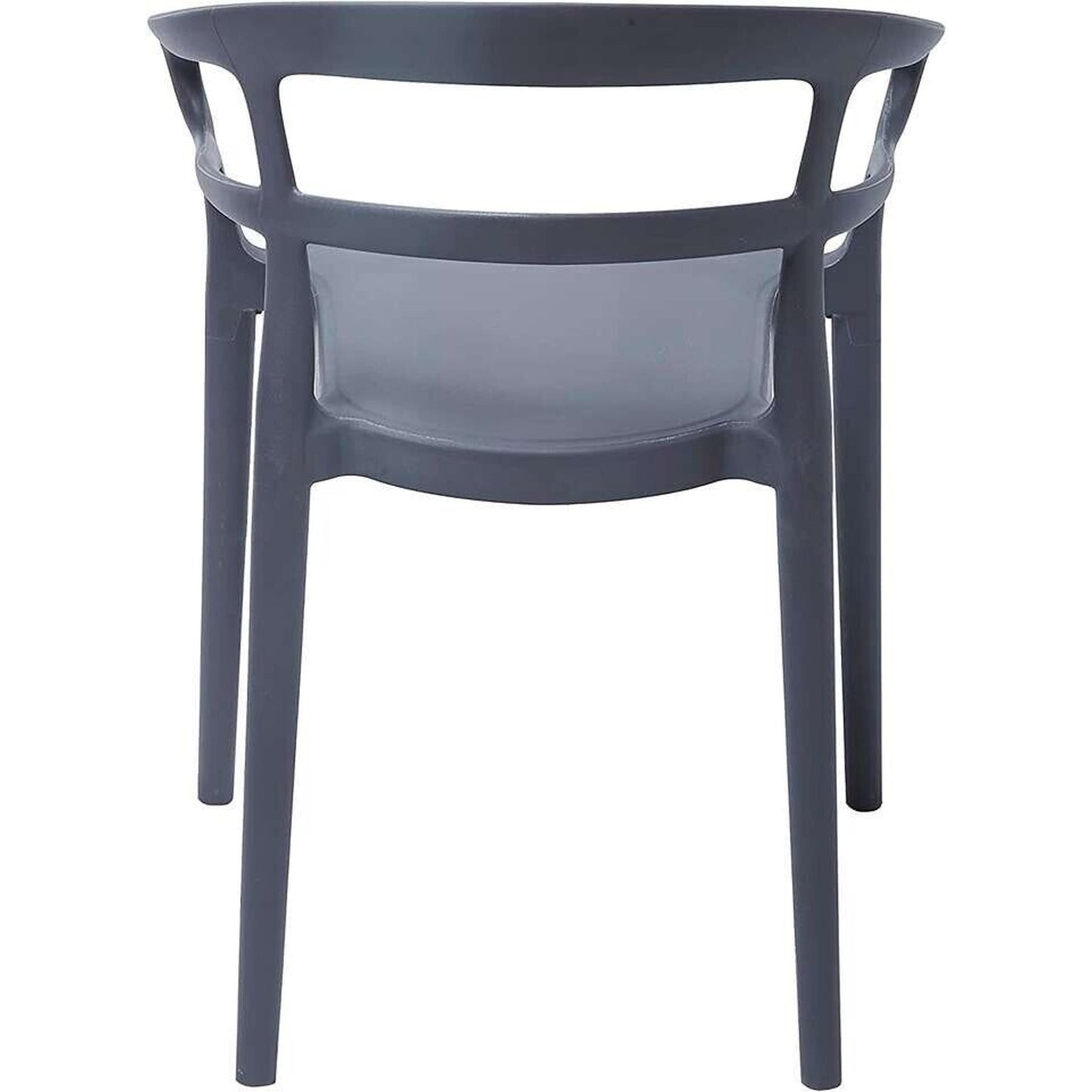 Amazon Basics Curved Back Grey Chairs 2 Pack | Stretch Your Dollar