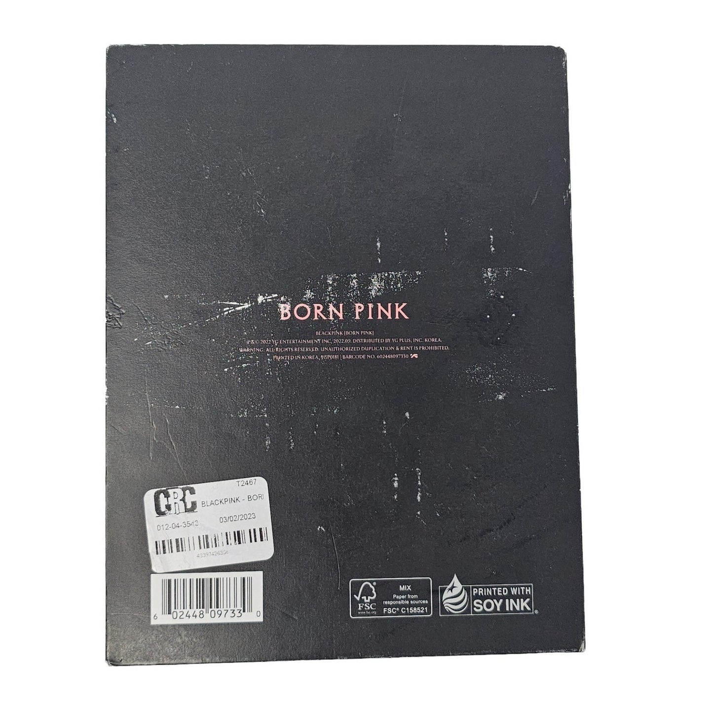 BORN PINK by BLACKPINK, CD Boxset Version A / Pink, Korean Pop K-Pop, Not Sealed