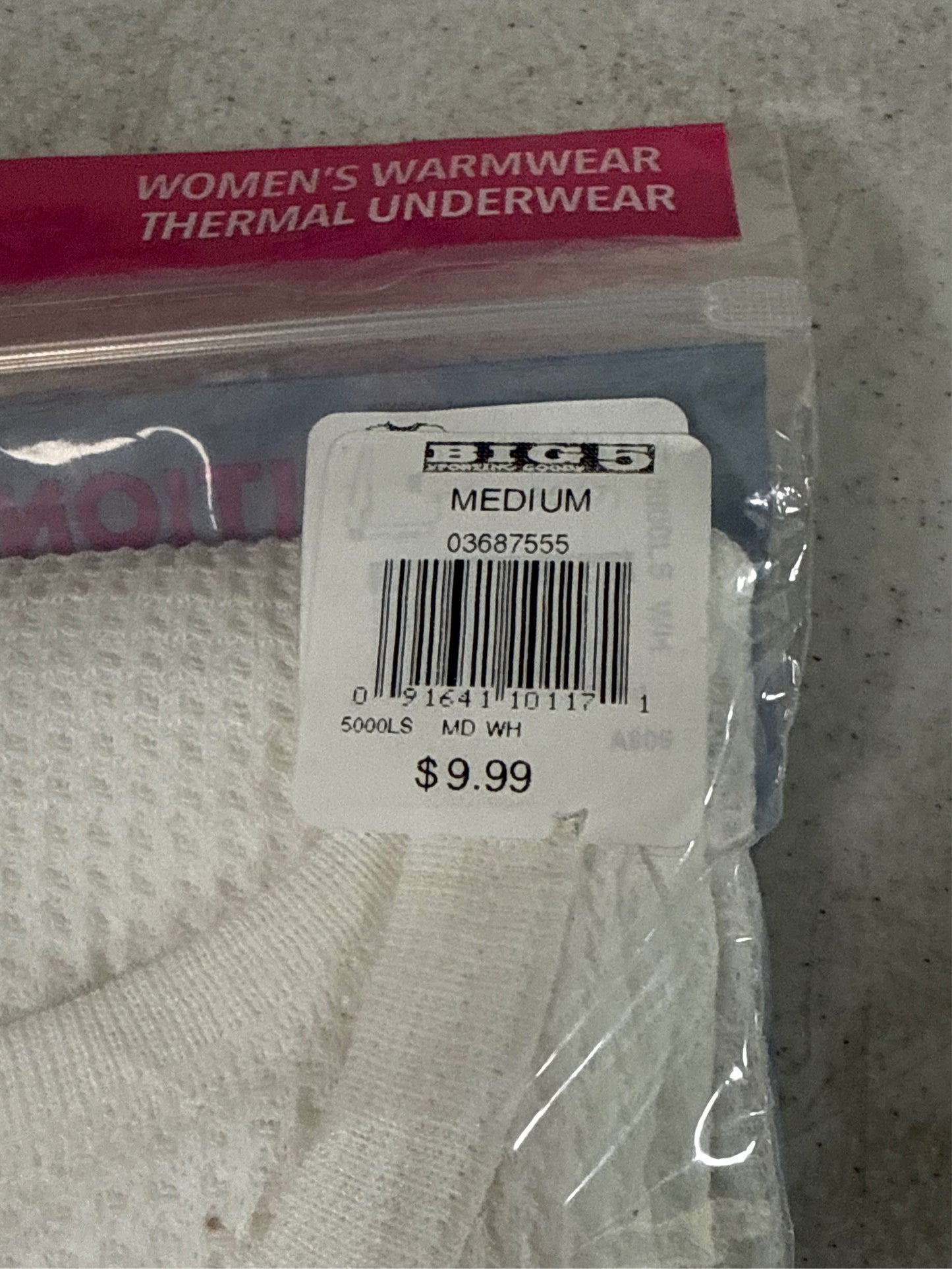 Indera Women's Traditional Warmwear Thermal Underwear Base Layer Top - White, Medium