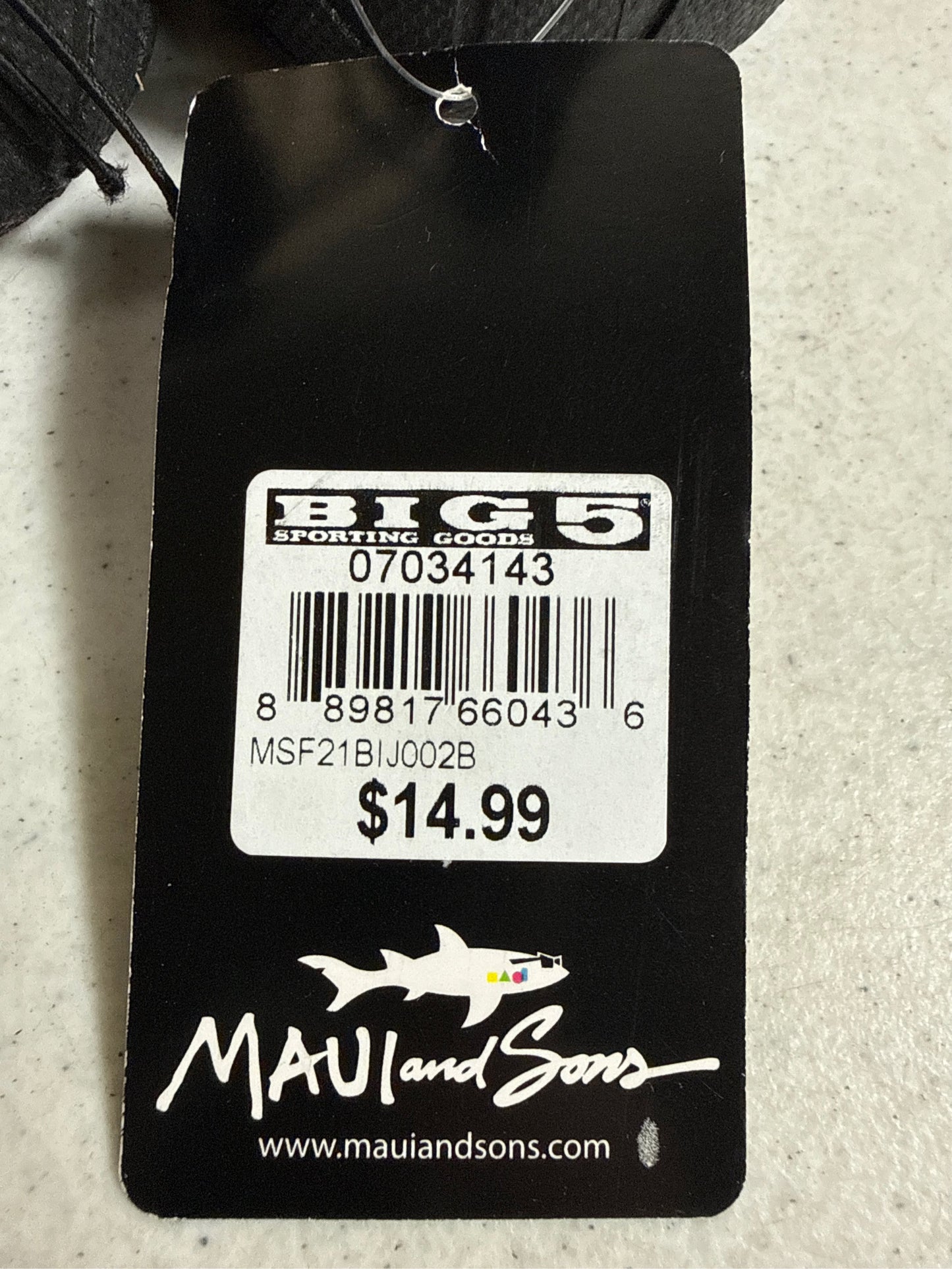 Maui & Sons Tide Kids' Water Shoes - Black, Size 3