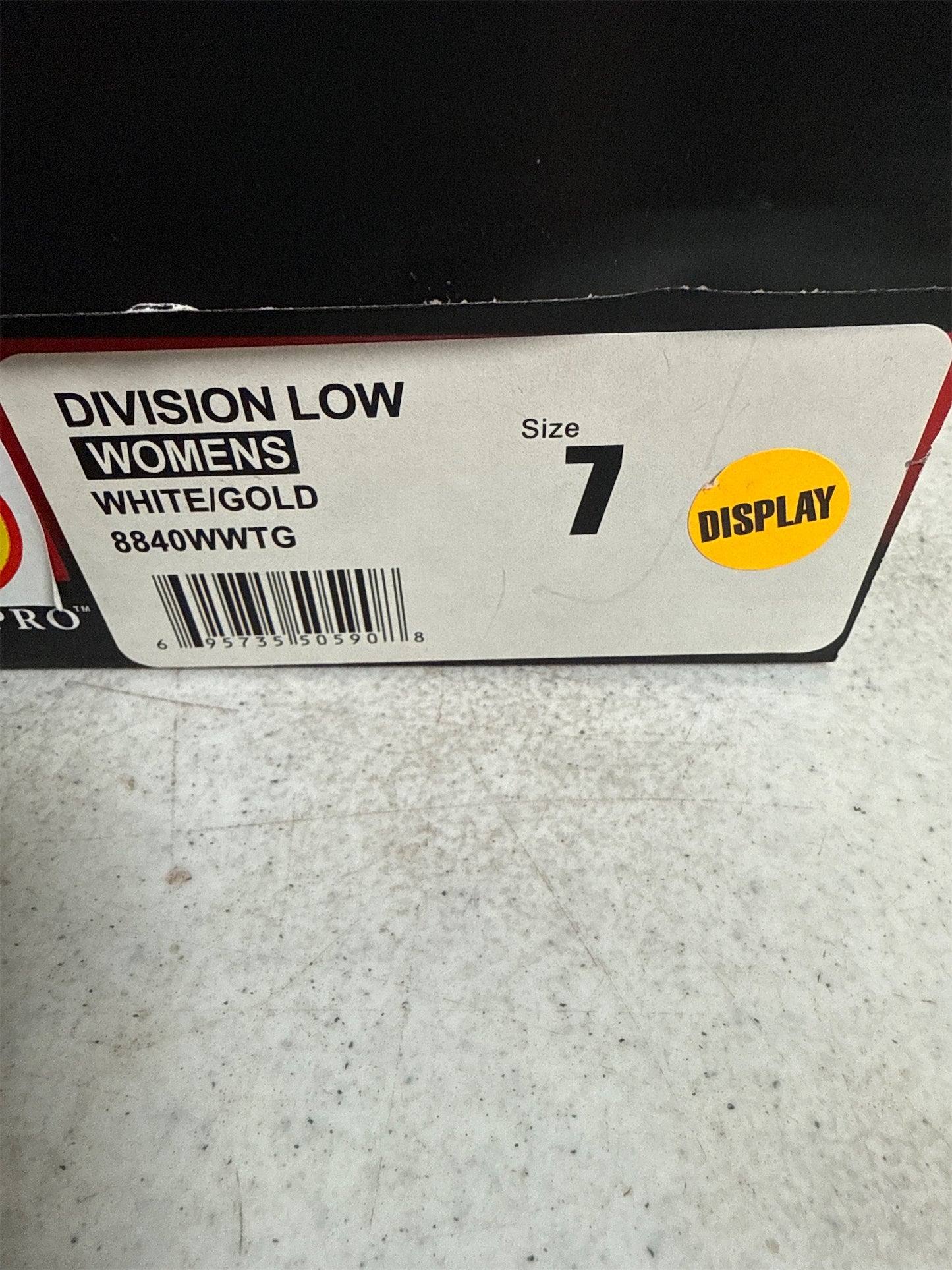 Rawlings Women's Division Low Softball Cleats - White/Gold, Size 7