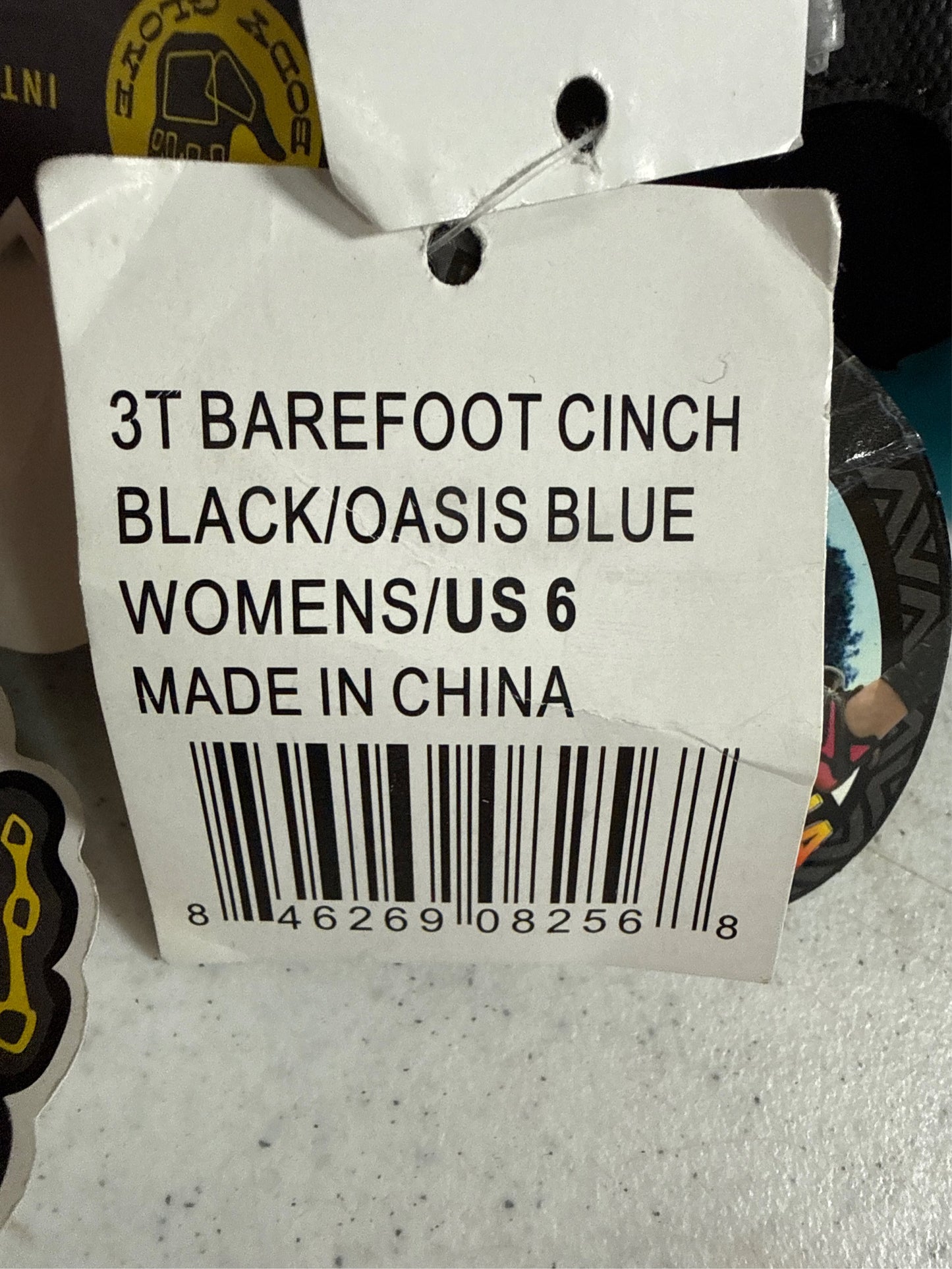 Body Glove Women's 3T Barefoot Cinch Water Shoes - Black/Oasis Blue, Size 6