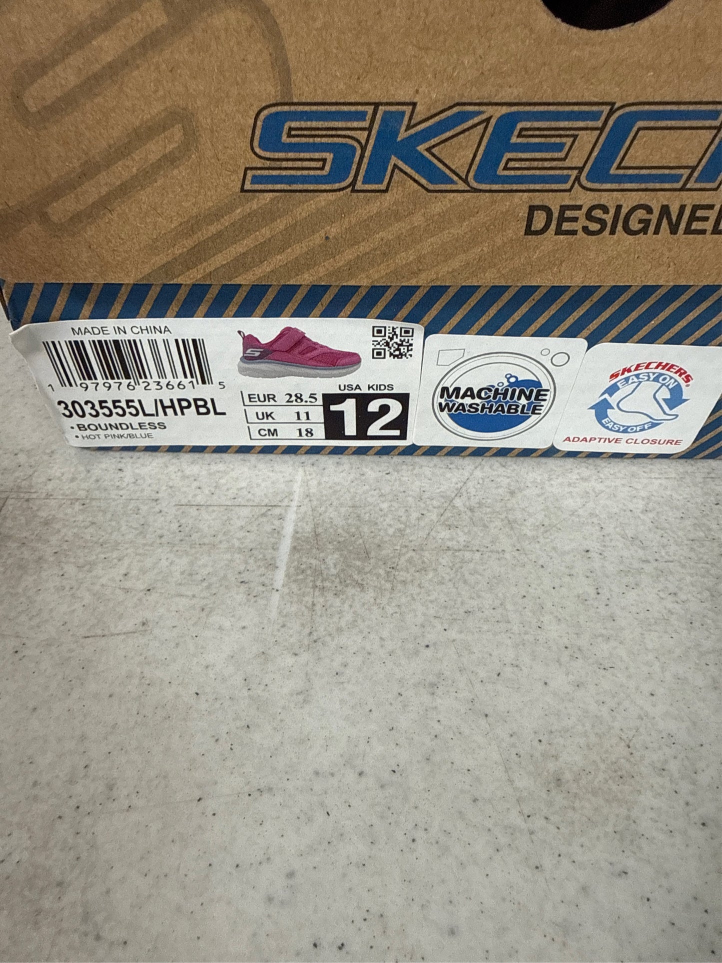 Skechers Boundless Girls' Athletic Shoes - Pink, Size 12