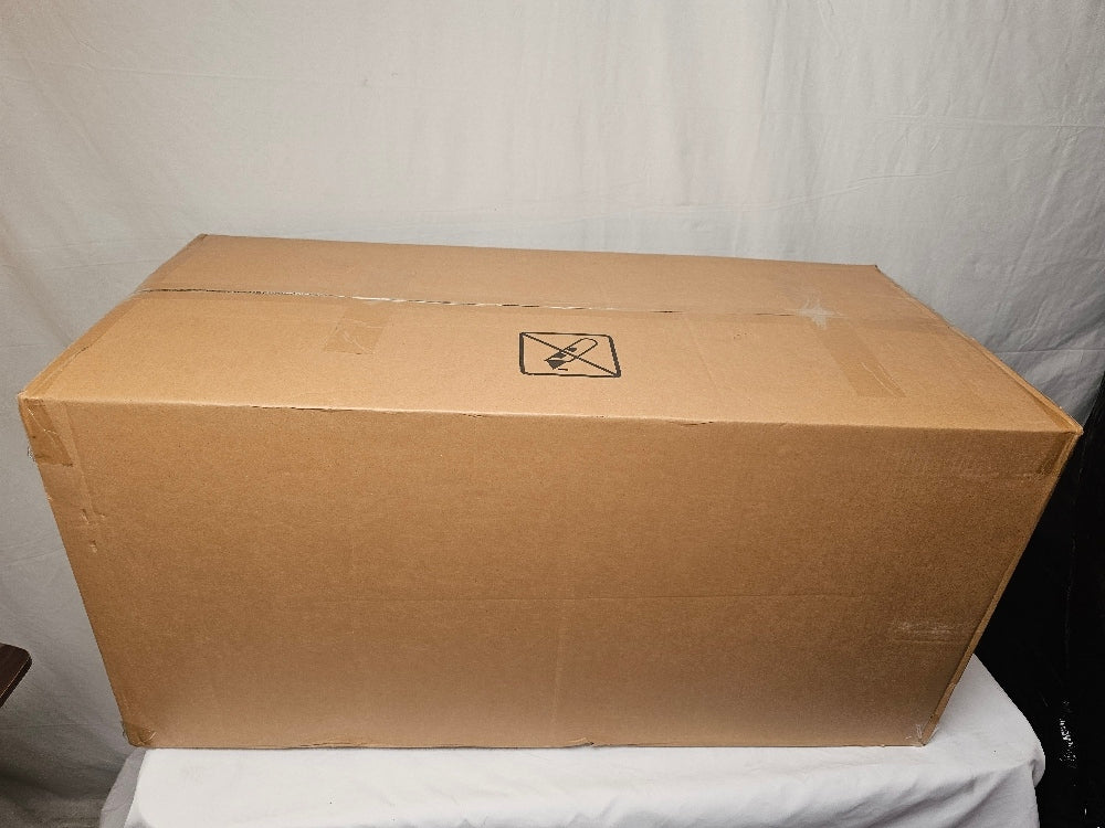 Amazon Basics 35.5" Upholstered Storage Ottoman and Entryway Bench, Beige