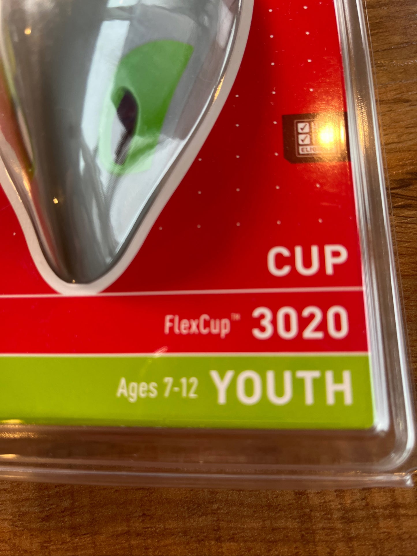 McDAVID Youth Lightweight Flex Cup - Green/Gray, Small