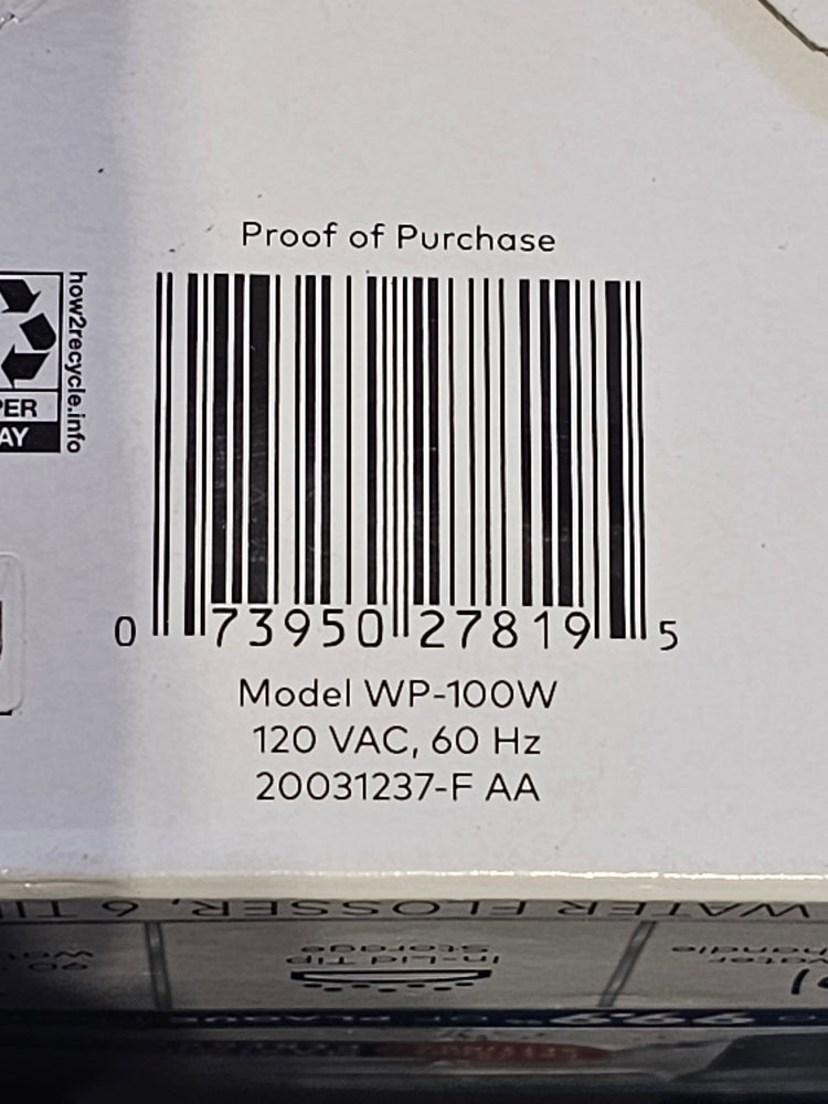 Waterpik WP-100 Ultra Water Flosser with 6 Tips