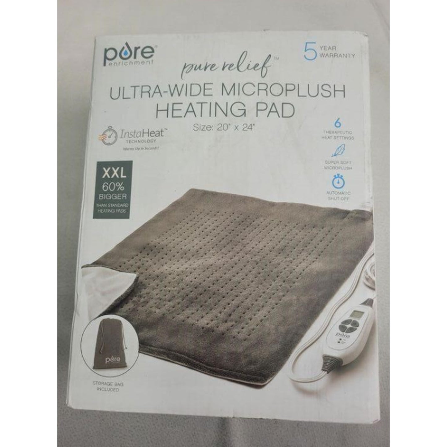 Pure Enrichment PureRelief Extra Wide Heating Pad, Size XXL