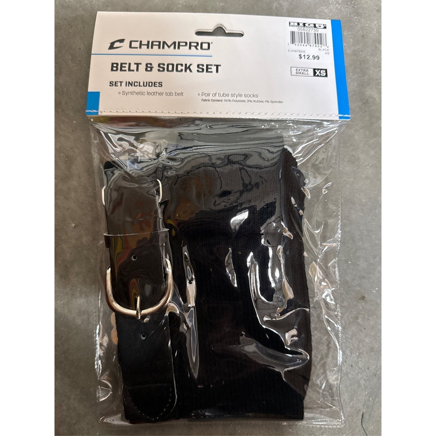 Champro Baseball Belt And Socks Set (2 Pair Of Socks Plus Belt) XS