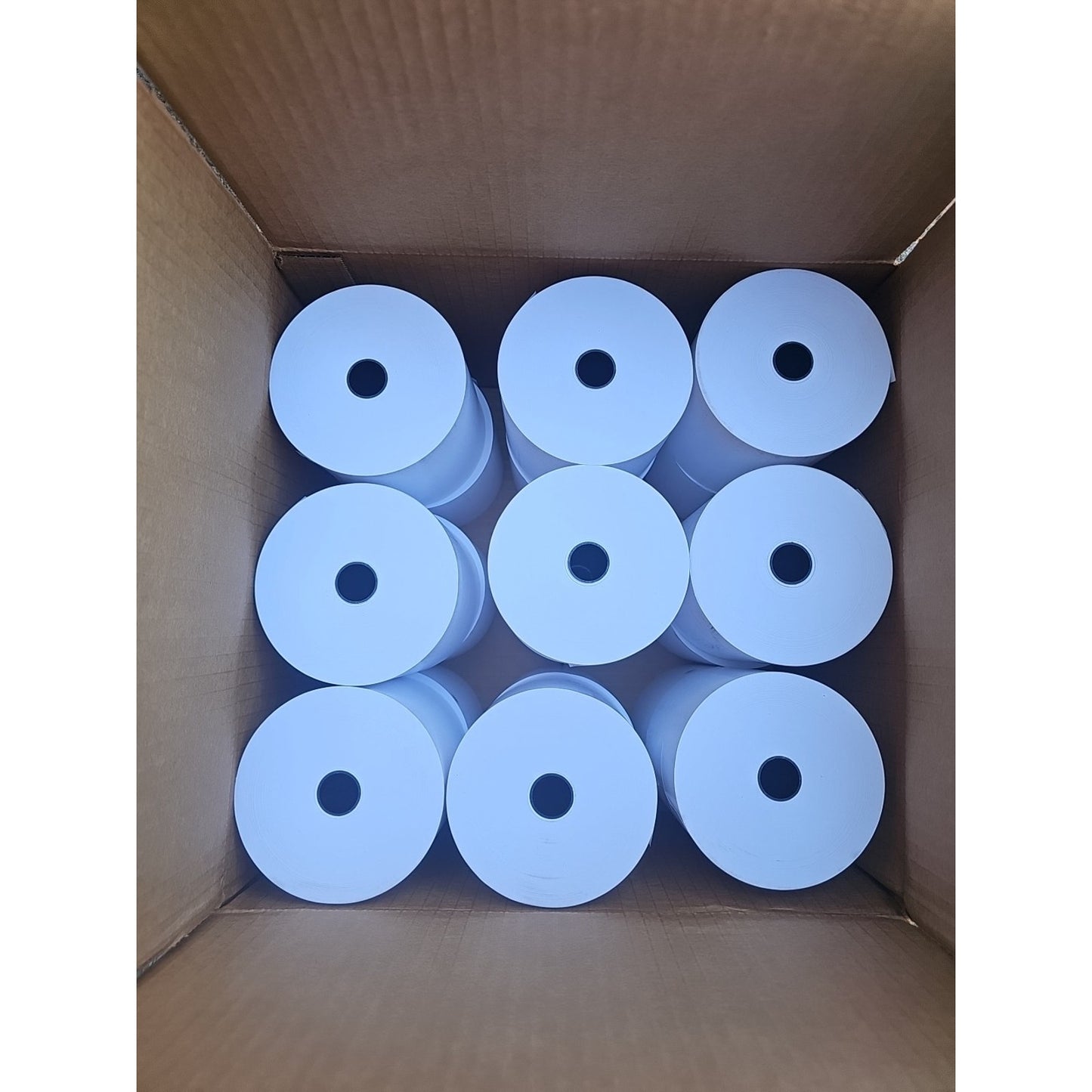 4" X 365' HW Thermal Paper Rolls Case of 18 core is 3/4" For POS Register Tape