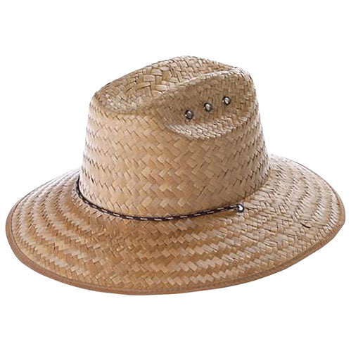 Goldcoast Sunwear Kids' Straw Lifeguard Hat - Natural, One Size
