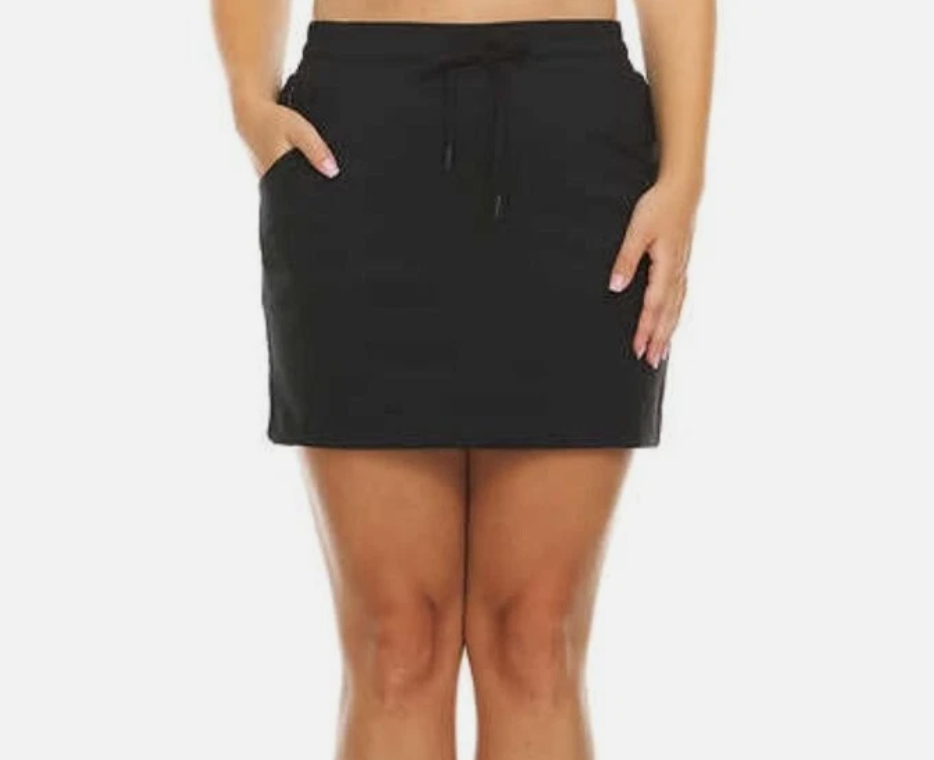 Pacific Trail Women's Nylon Outdoor Skort - Black, Size M