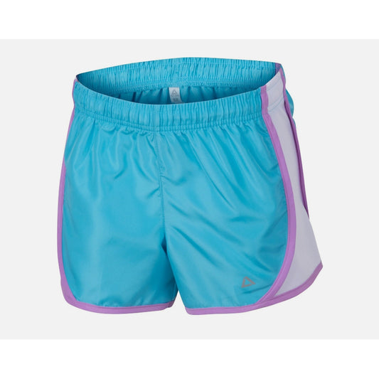 TEC-ONE Girls' Legacy Woven Shorts, Blue - Large (14)
