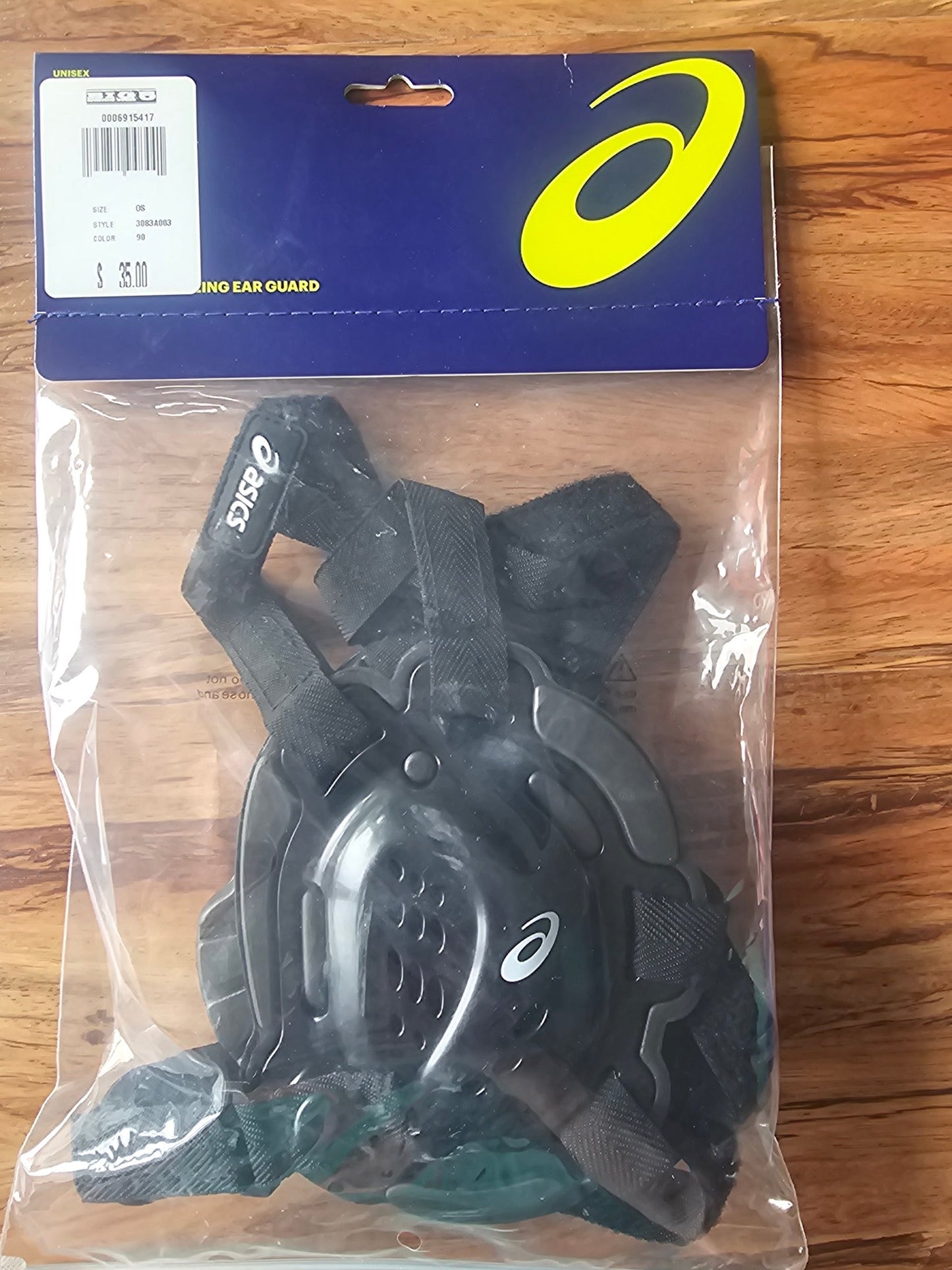ASICS Unisex Wrestling Ear Guard - Black - One Size