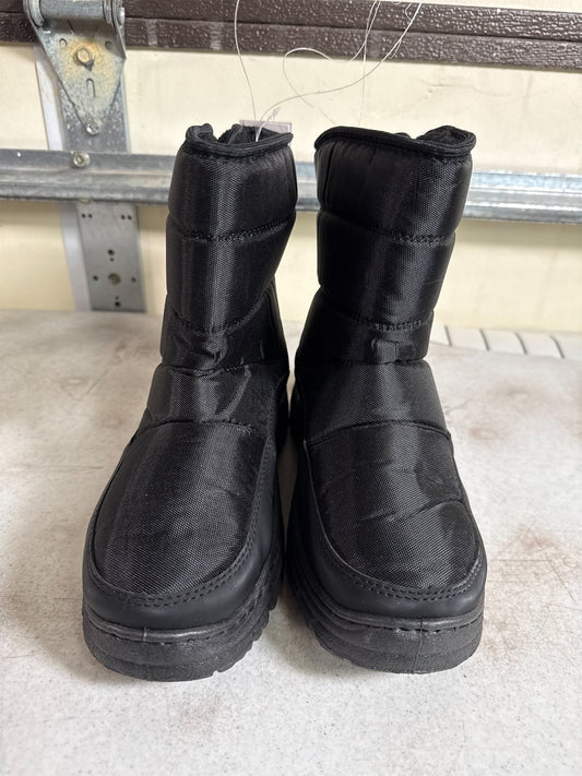 WFS Women's Snowflake Insulated Snow Boots - Black, Size 6