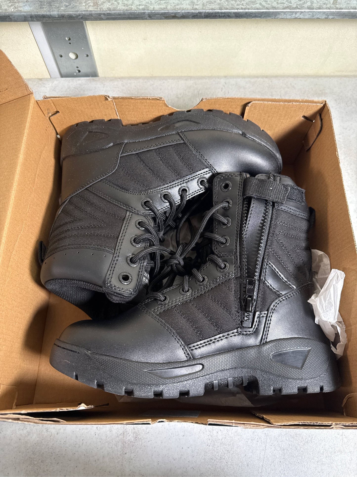 Response Gear Women's Side-Zip 3.0 Tactical Service Boots - Black, Size 7.5