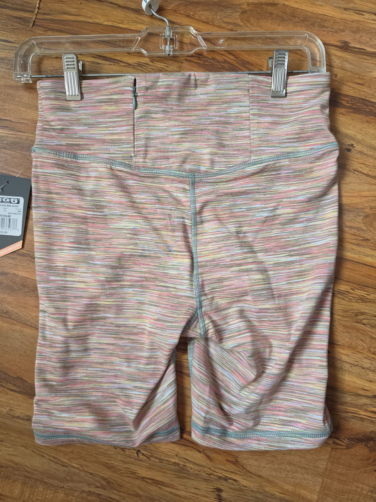 Fit Essentials Women's Space Dye High-Waisted Bike Shorts, Size S