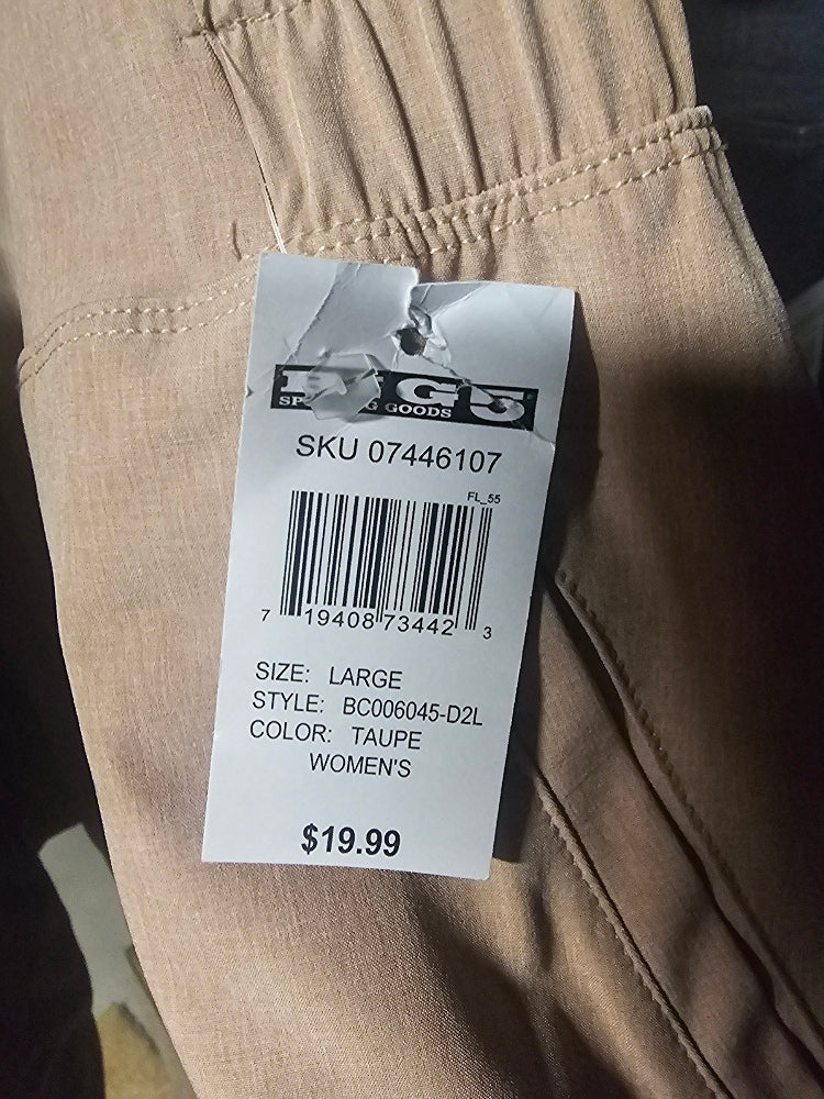 Balance Collection Women's Travel Shorts - Taupe, Size L