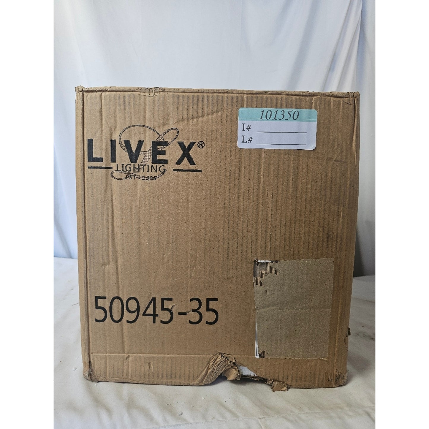 Livex Andover 4-Light Ceiling Mount Lantern - Silver Finish, Semi Flush Mount