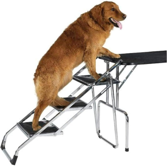 Master Equipment TP38403 Steel Portable Pet Stairs for Older Dogs, 30" height=