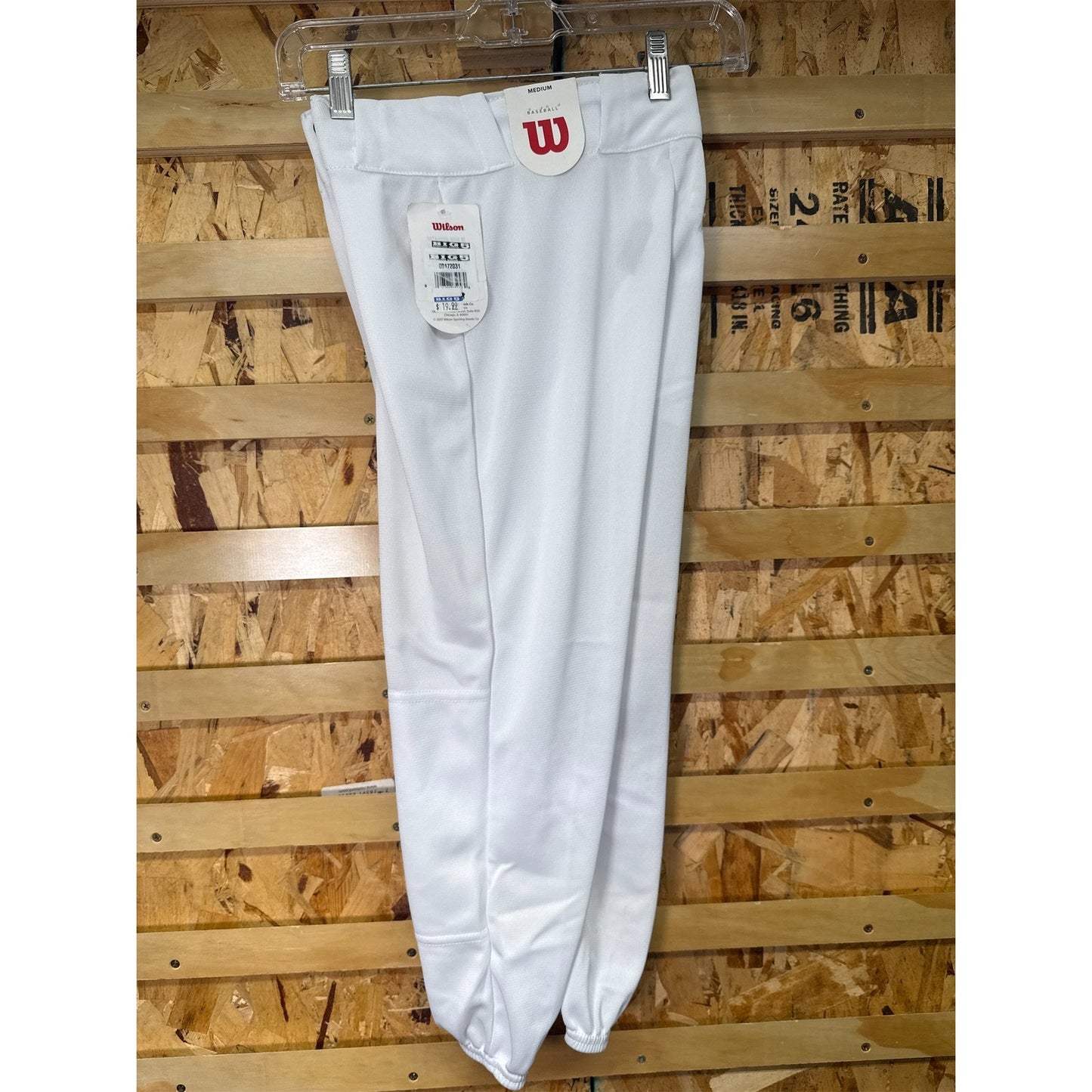 Wilson Youth Baseball Pants - Comfortable & Durable White Uniform Gear, Medium