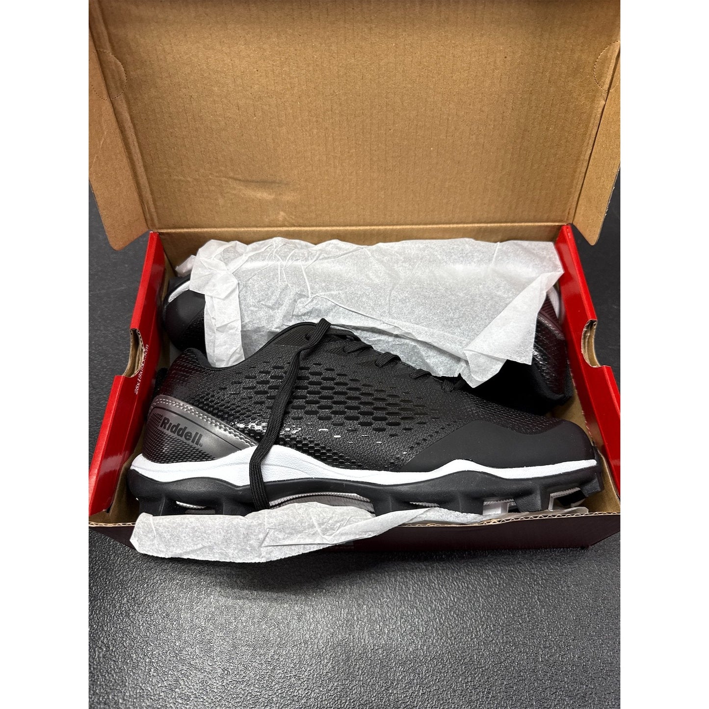 Riddell Brawl Youth RM Football Cleats - Lightweight & Durable Performance- 6