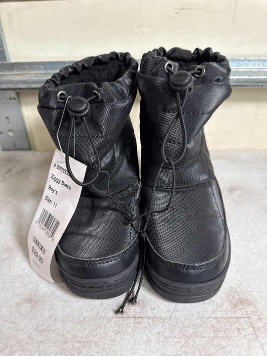 Rugged Exposure Ziggy II Junior Boys' Winter Boots - Black, Size 11
