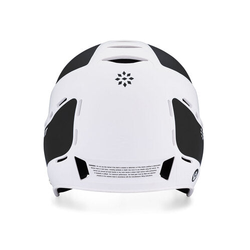 RIP-IT Vision Pro Matte Two-Tone Softball Batting Helmet with Face Guard - Black/White, M/L