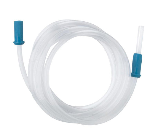 Sterile Non-Conductive Suction Tubing with Scalloped Connectors, 3/16" X 20', 3/16" X 6', Case of 50