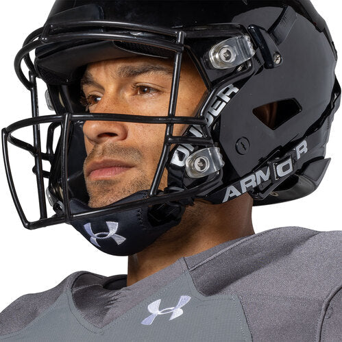 Under Armour Adult Football Helmet Chin Pad Cover - Black