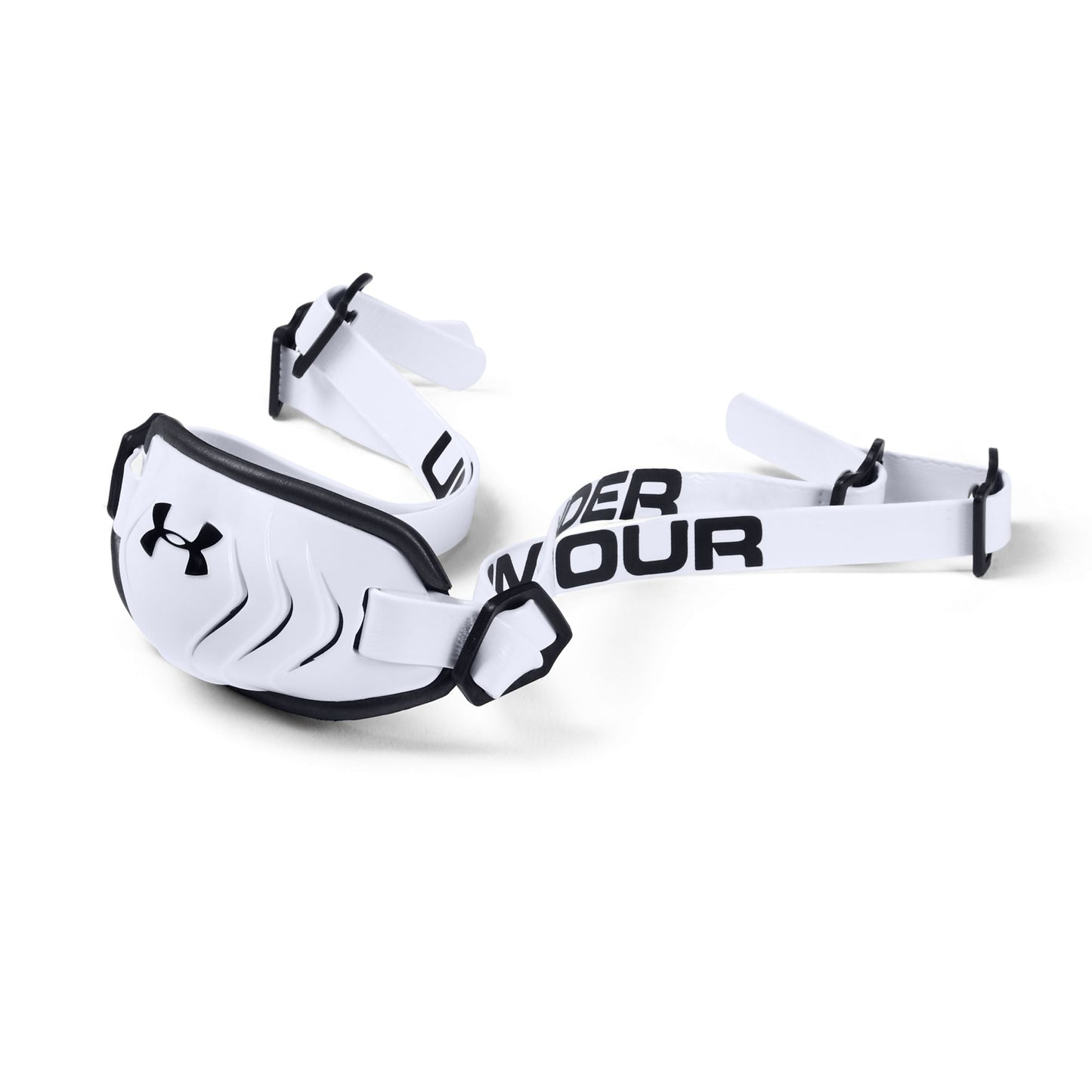 Under Armour Youth Spotlight Football Helmet Chin Strap - White/Black