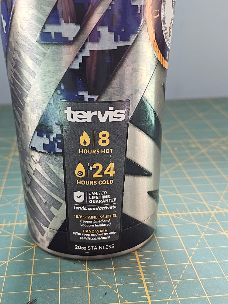 Tervis 20 oz US Navy Stainless Steel Tumbler with Slider Lid